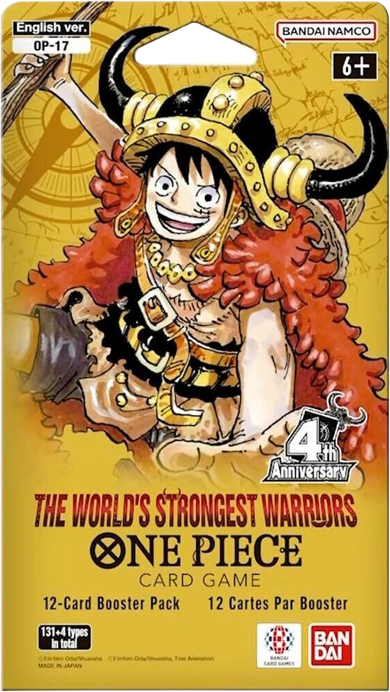 One Piece OP-17 — The World's Strongest Warriors Sleeved Booster Pack